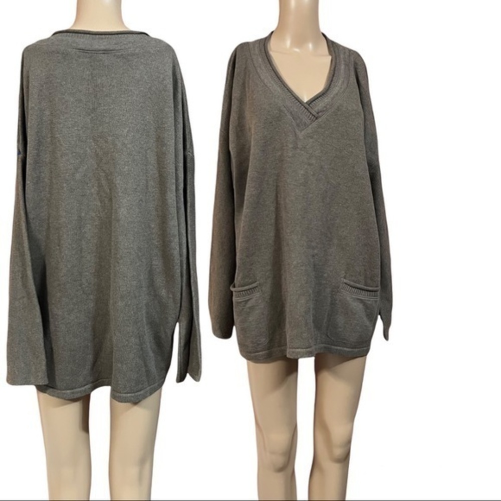 J. JILL Women’s Pockets V Neck Sweater Knit XL